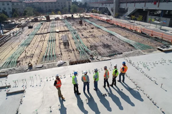 Estructura de edificio en construcción
