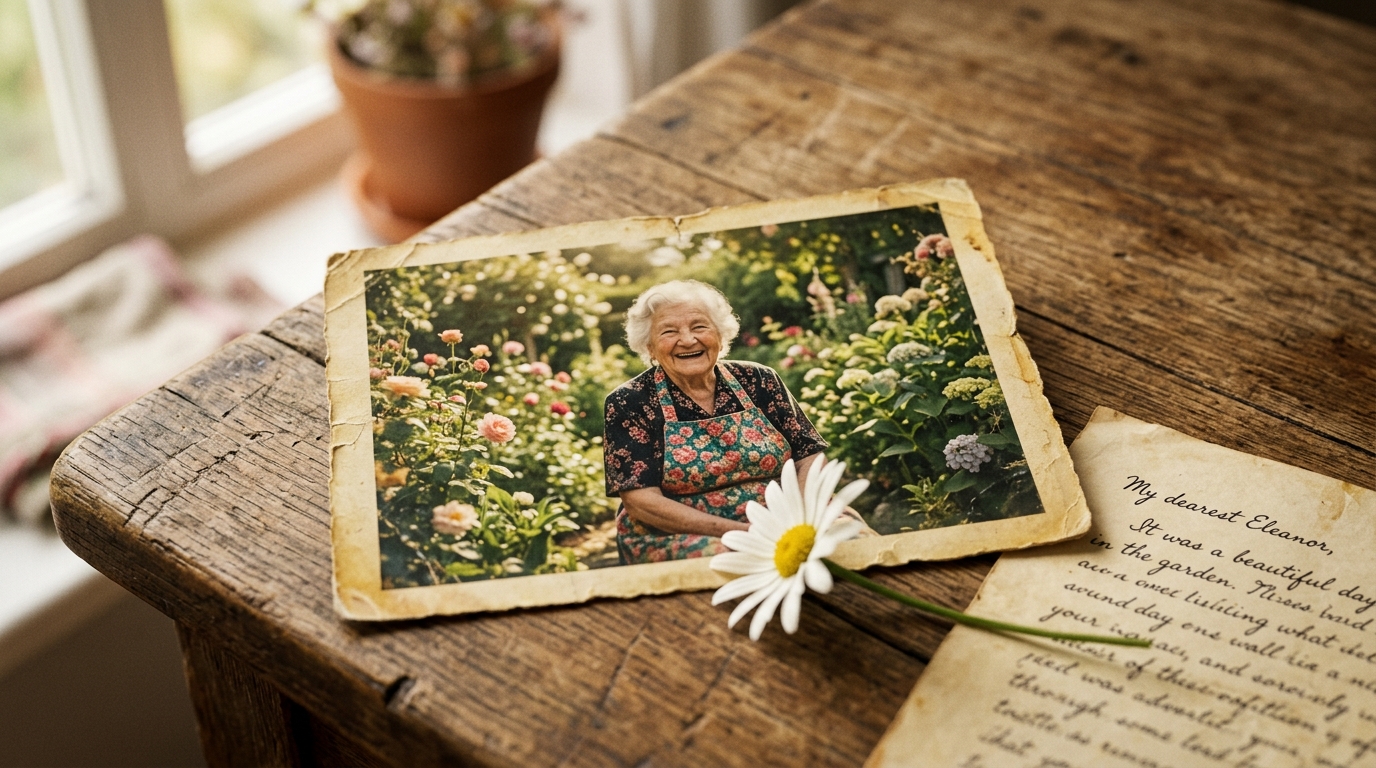 La carta de Macarena y la fotografía de la abuela Berta