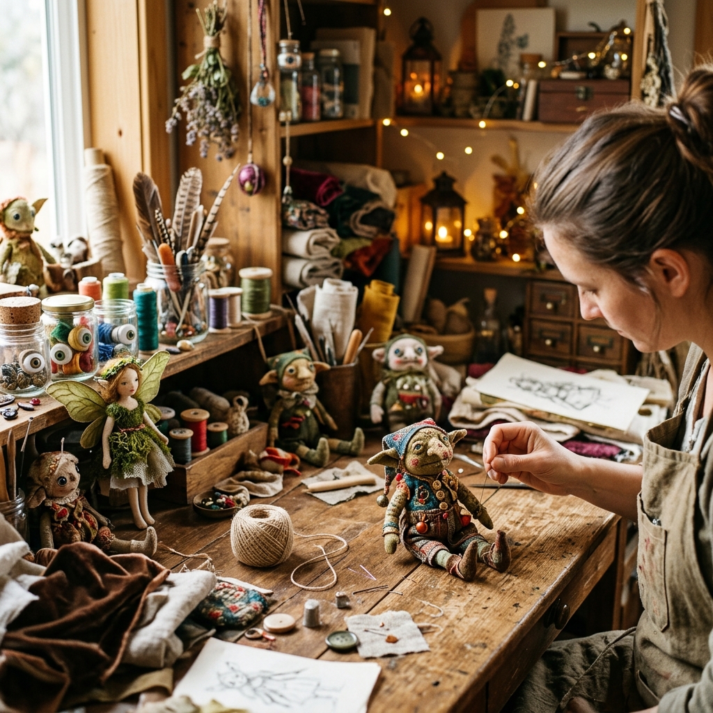 El arte de crear hadas artesanales: magia en cada detalle